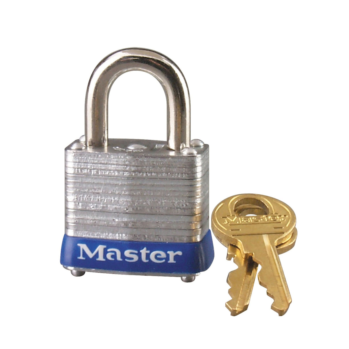 Pin Tumbler Padlock, Keyed Alike, Laminated Steel, 1-9/16" Width