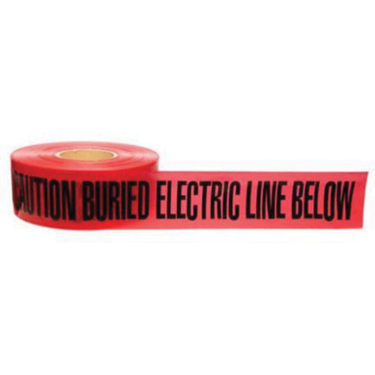 "Buried Electric Line" Identoline® Underground Warning Tape, 3" W x 1000' L, Black on Red