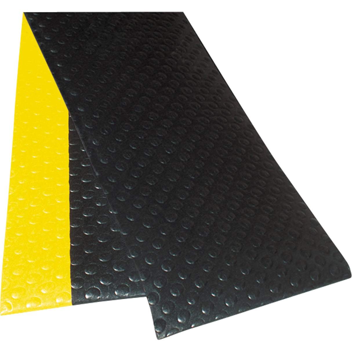 No. 417 Bubble Sof-Tred™ With Dyna-Shield™ Mats, Bubbled, 2' x 60' x 1/2", Black/Yellow, PVC