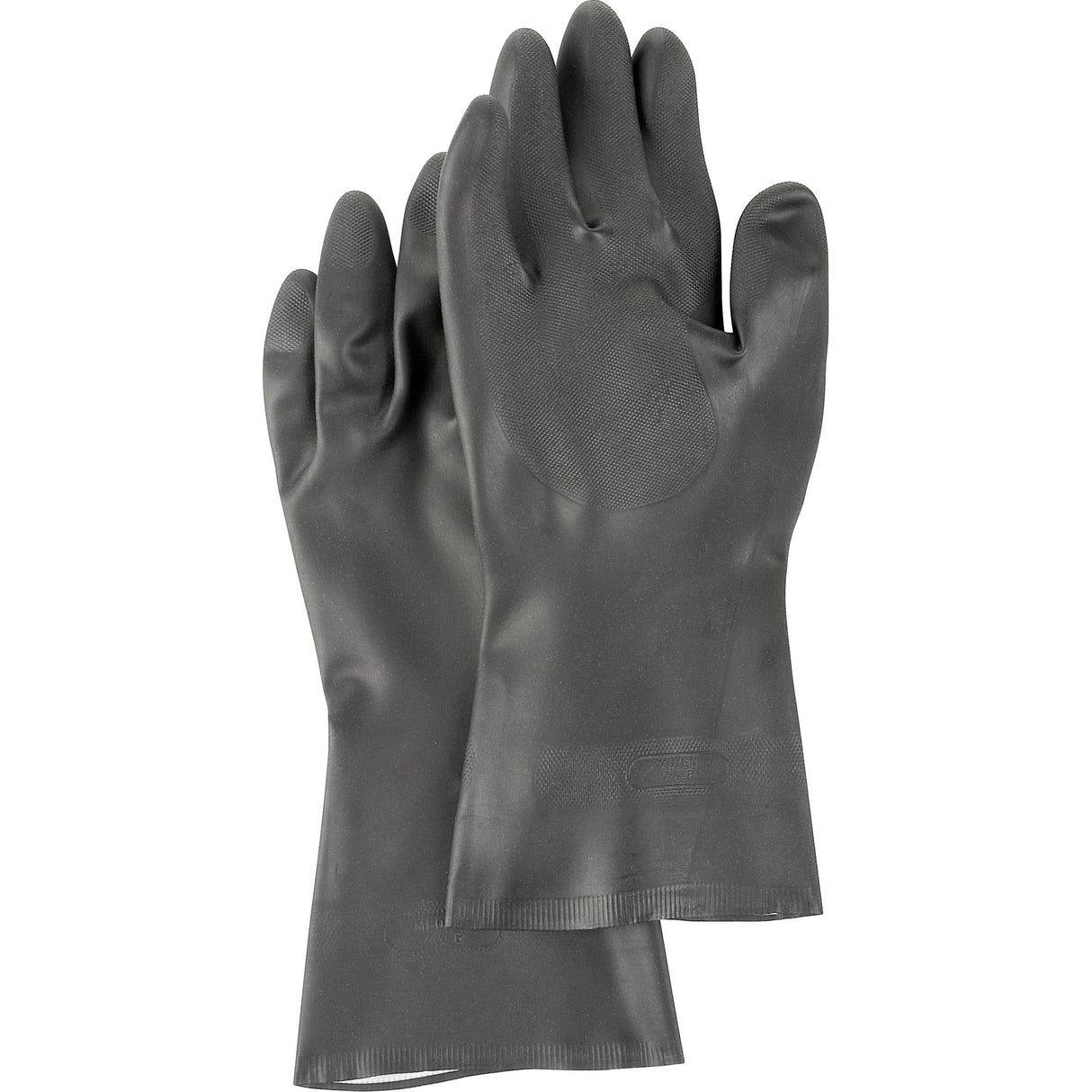 Chloroflex® Gloves, Size Small/7, 12" L, Neoprene, Flock-Lined Inner Lining, 24-mil