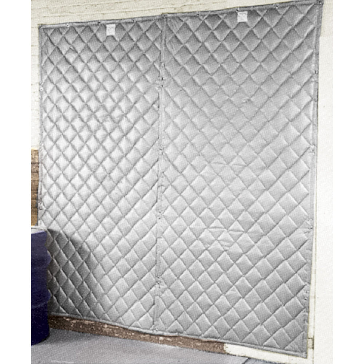 Noise Absorbing Wall Blanket, Quilted Fibreglass, 8' L x 4' W