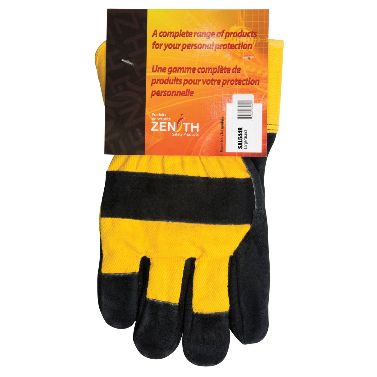 Superior Warmth Winter-Lined Fitters Gloves, Large, Split Cowhide Palm, Thinsulate™ Inner Lining