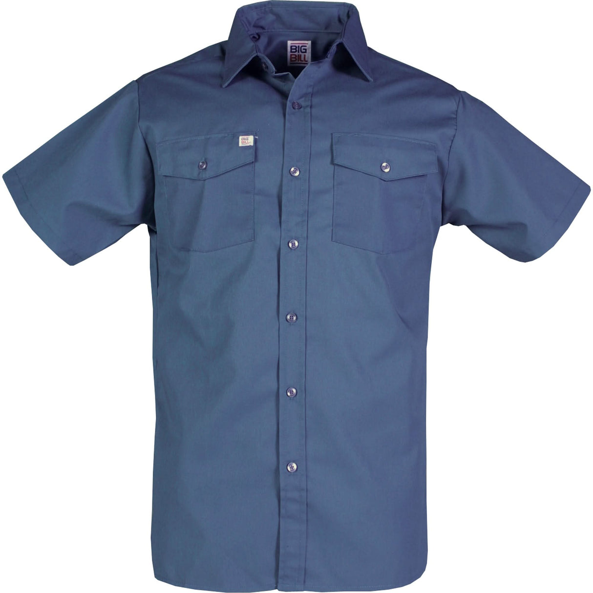 Work Shirts, Men's, Large, Navy Blue