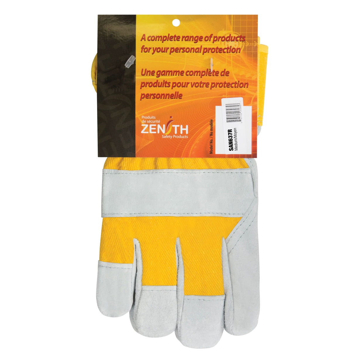 Superior Warmth Winter-Lined Fitters Gloves, Medium, Split Cowhide Palm, Thinsulate™ Inner Lining