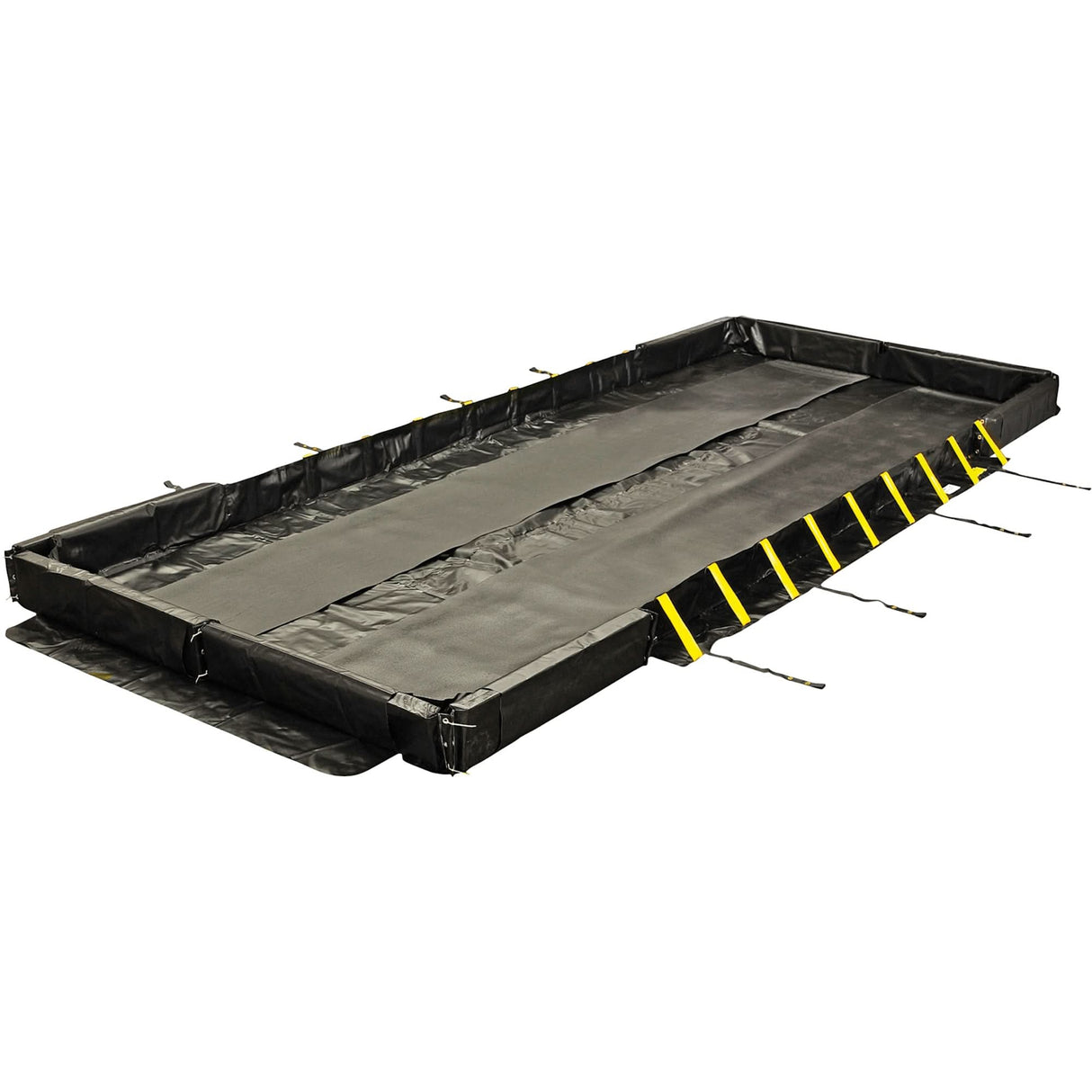 Stinger Snap-foam Berm™, 1944 US gal. Capacity, 26' W x 10' L x 12" H, Foam Wall