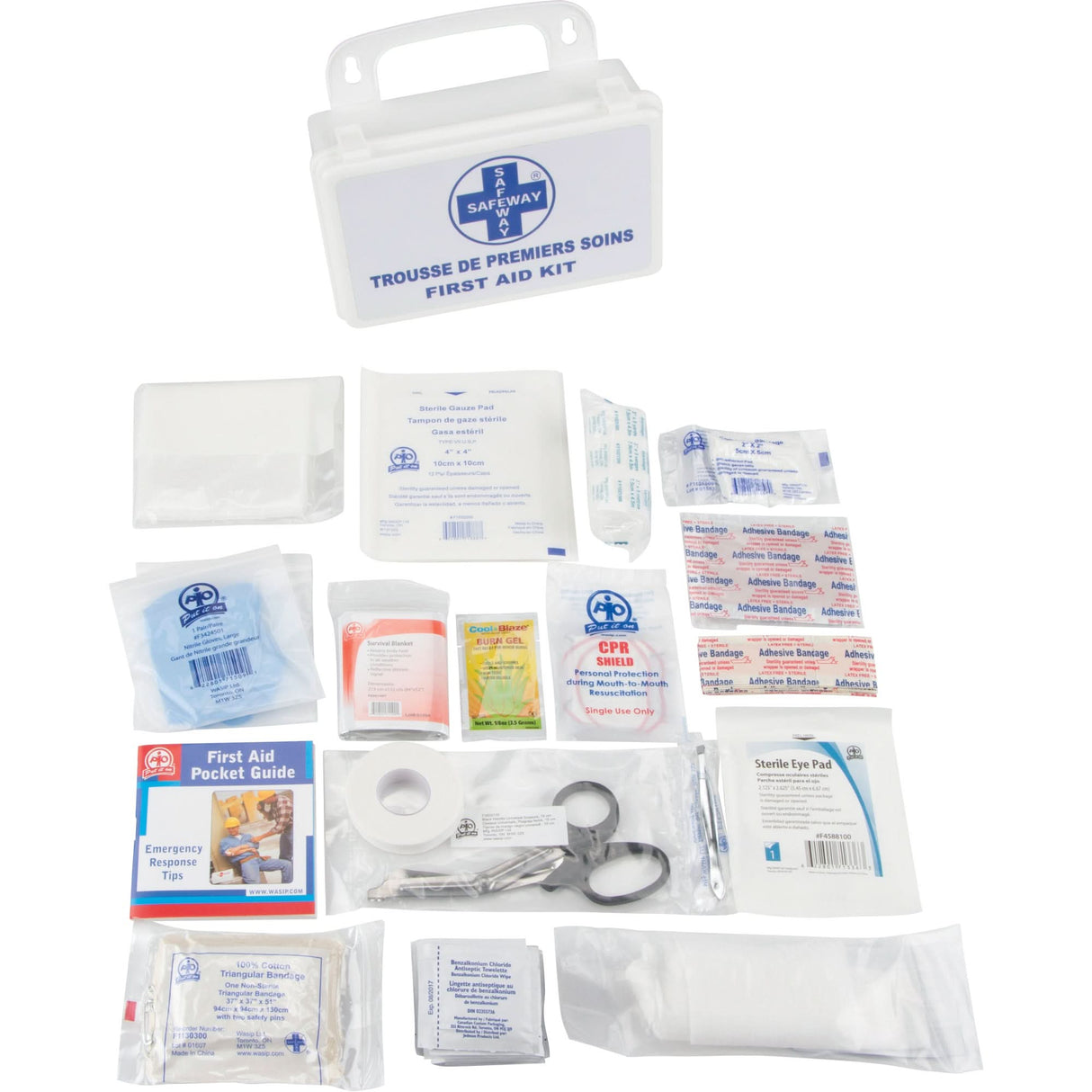 First Aid Kit, Class 1 Medical Device, Plastic B