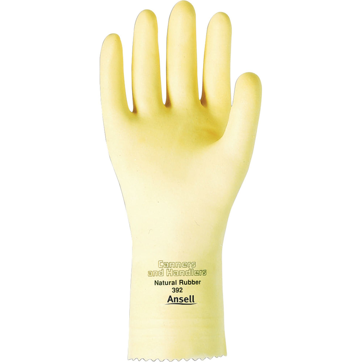 VersaTouch® 392 Gloves, Size 7.5, 12" L, Rubber Latex, 20-mil