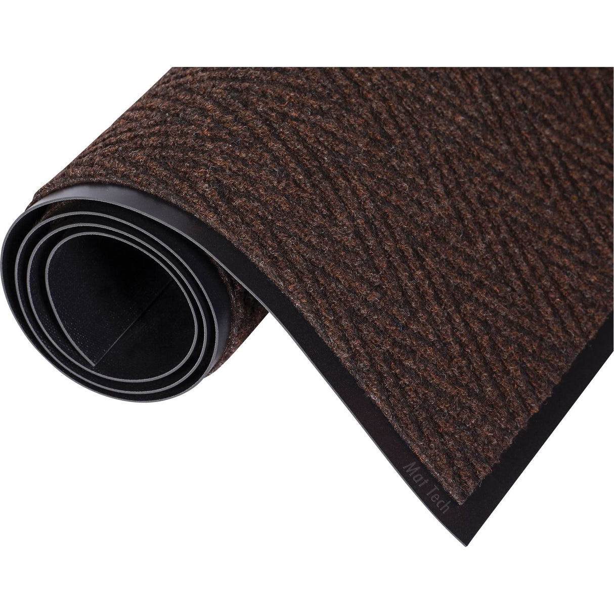 Chevron™ Matting, Wiper/Scraper, 4' x 8' x 5/16", Brown