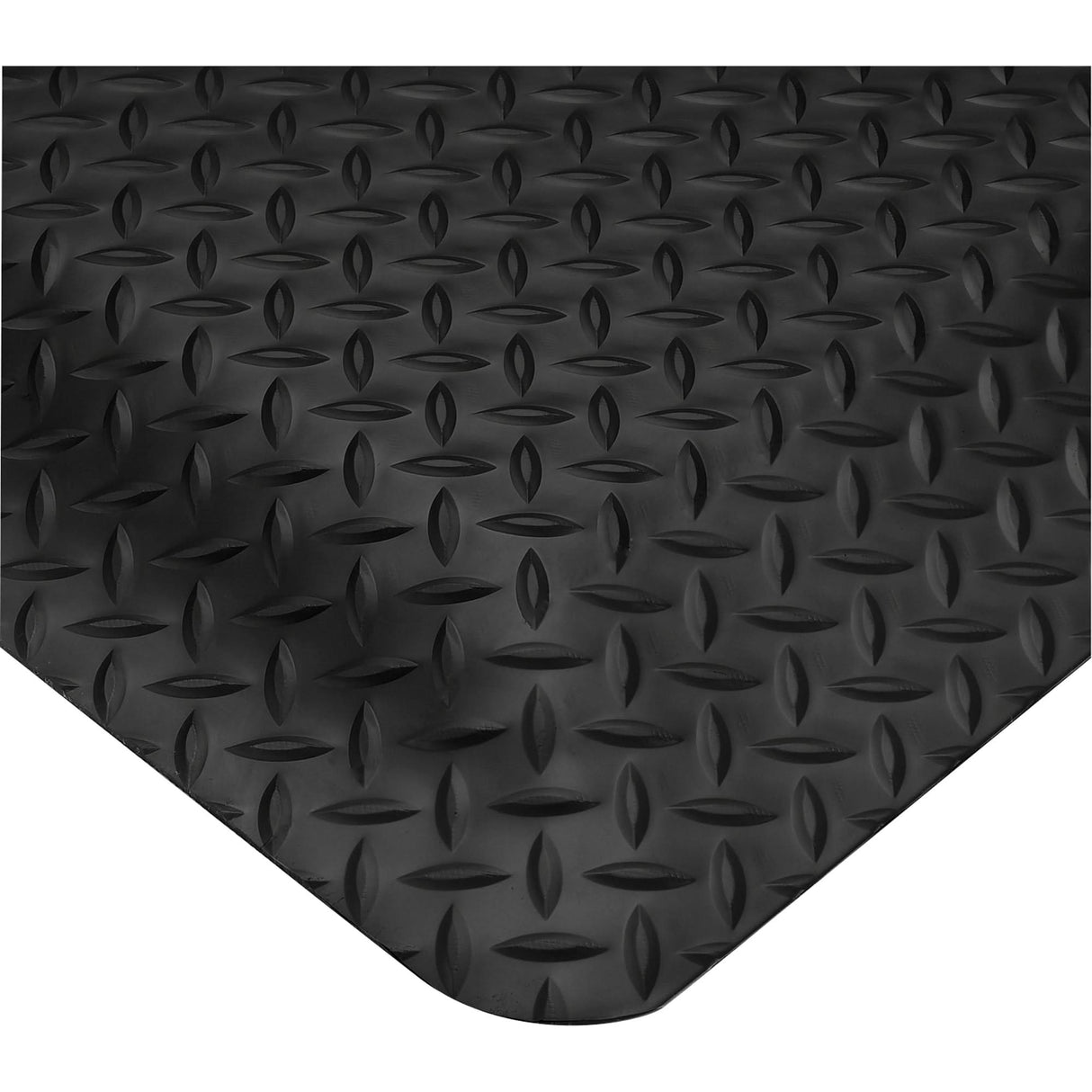Smart No. 497 Mats, Diamond, 4' x 75' x 5/8", Black, PVC