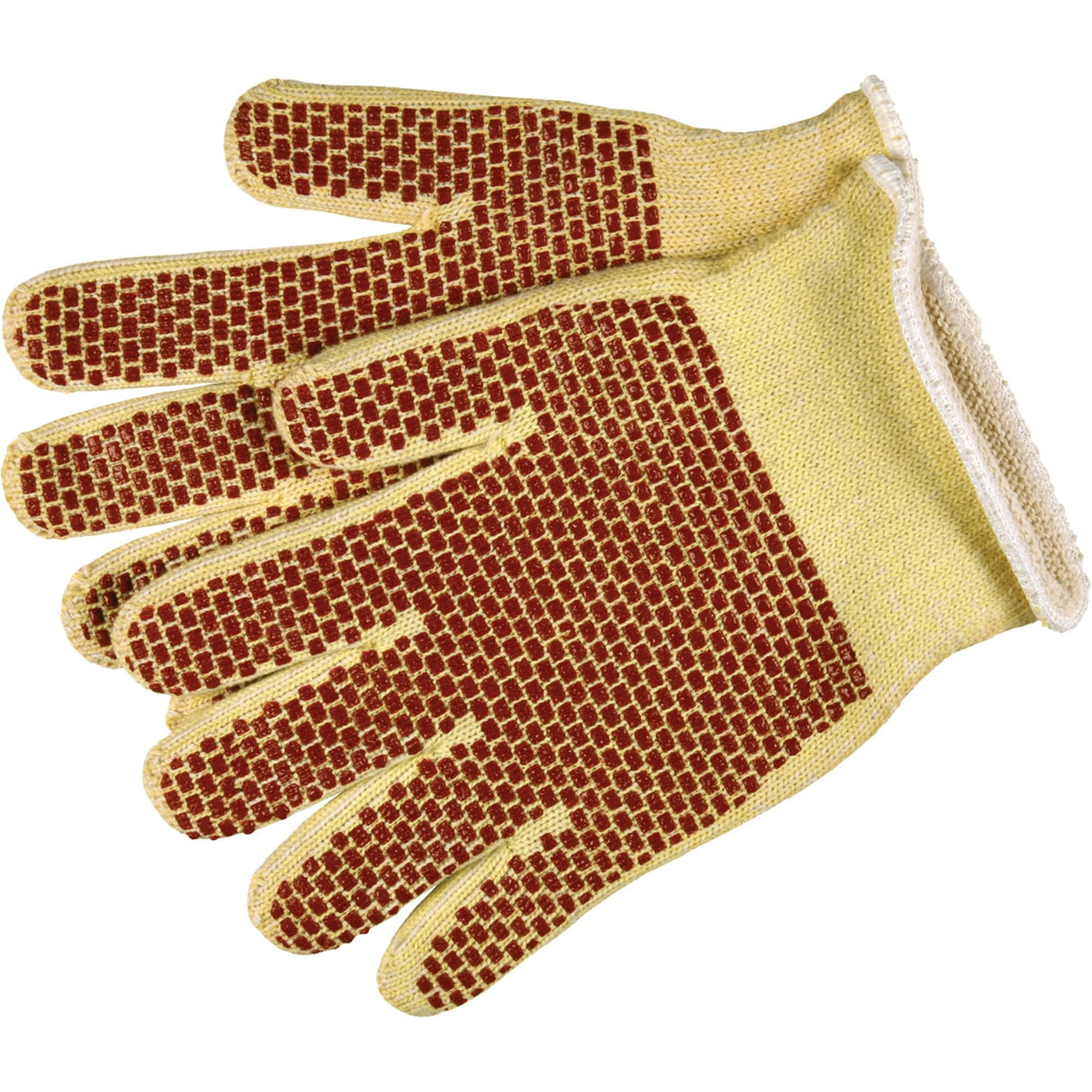 Red Brick® Reversible Cut Resistant Gloves, Size Large/9, Nitrile Coated, Kevlar® Shell, ANSI/ISEA 105 Level 4
