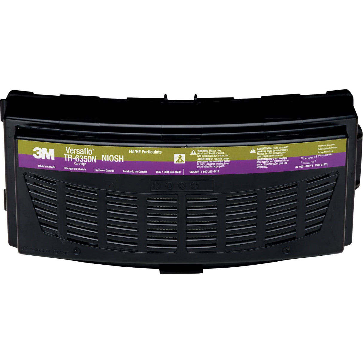 Versaflo™ Powered Air Purifying Respirator Cartridge, Formaldehyde/P100 Filter, Pack of 1