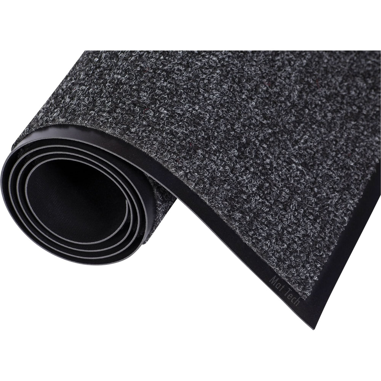 Needle-Rib™ Entrance Mat, Wiper, 6' x 10' x 5/16", Charcoal