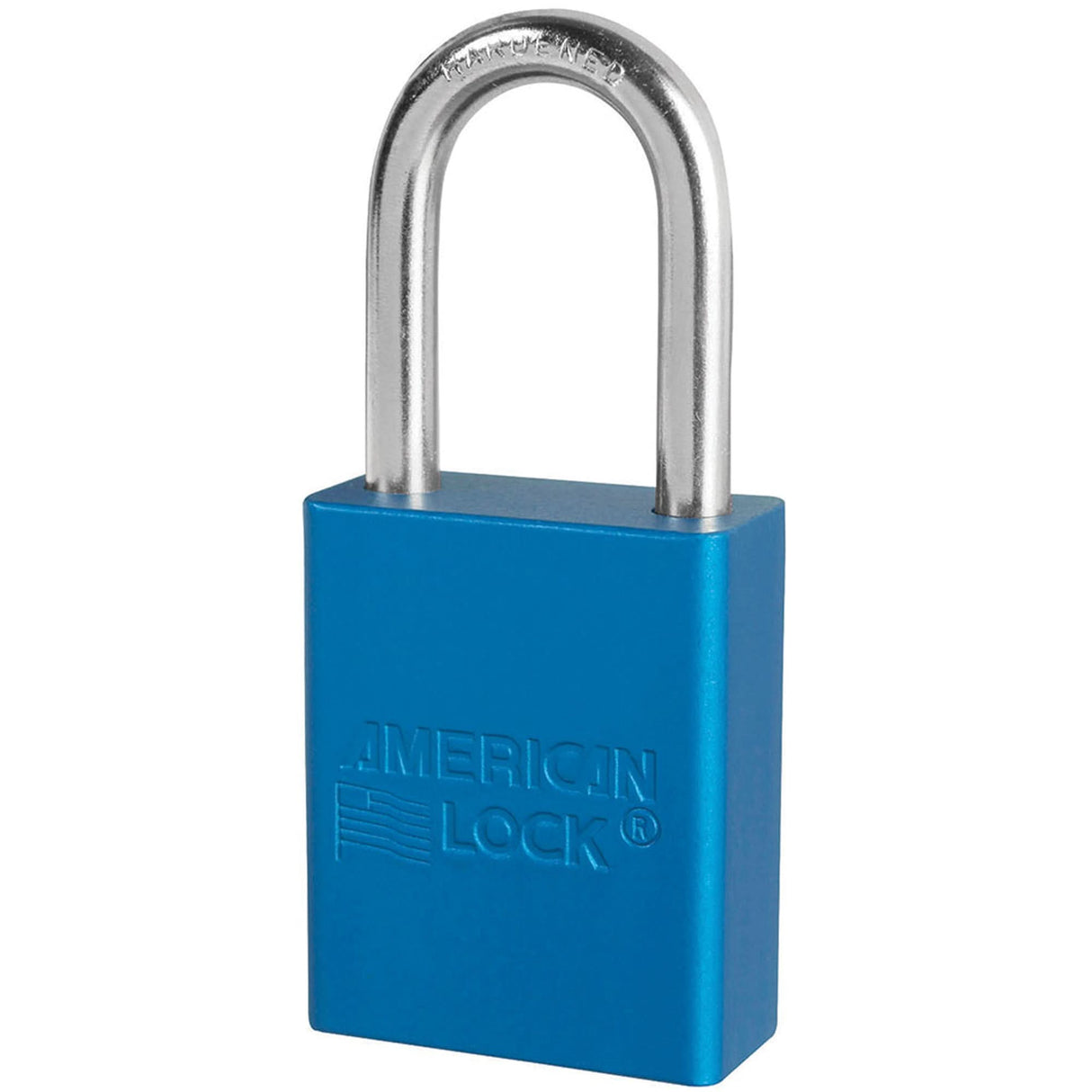 Padlock - Set of Six, Safety Padlock, Keyed Alike, Aluminum, 1-1/2" Width