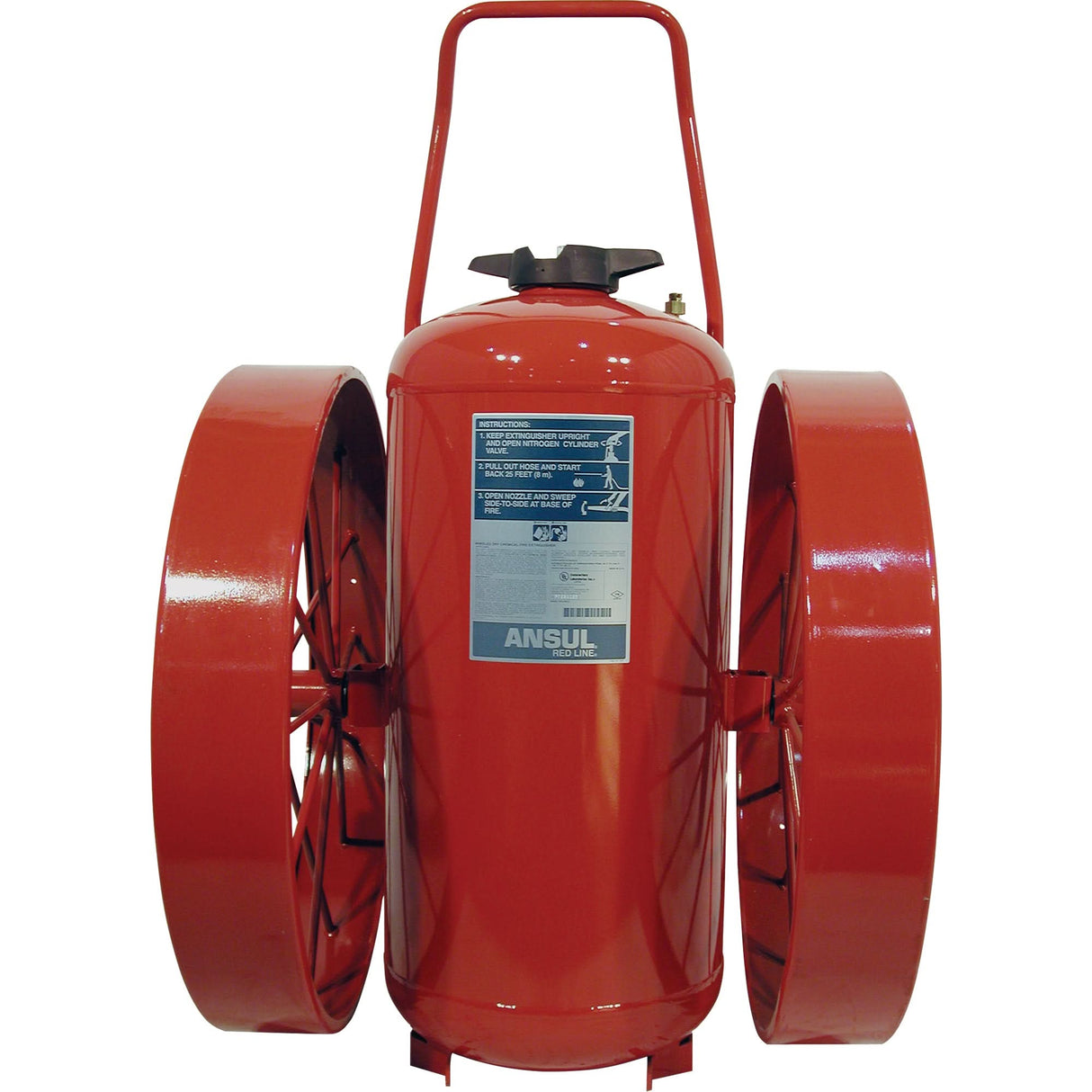 Red Line® Wheeled Fire Extinguishers, ABC, 125 lbs. Capacity