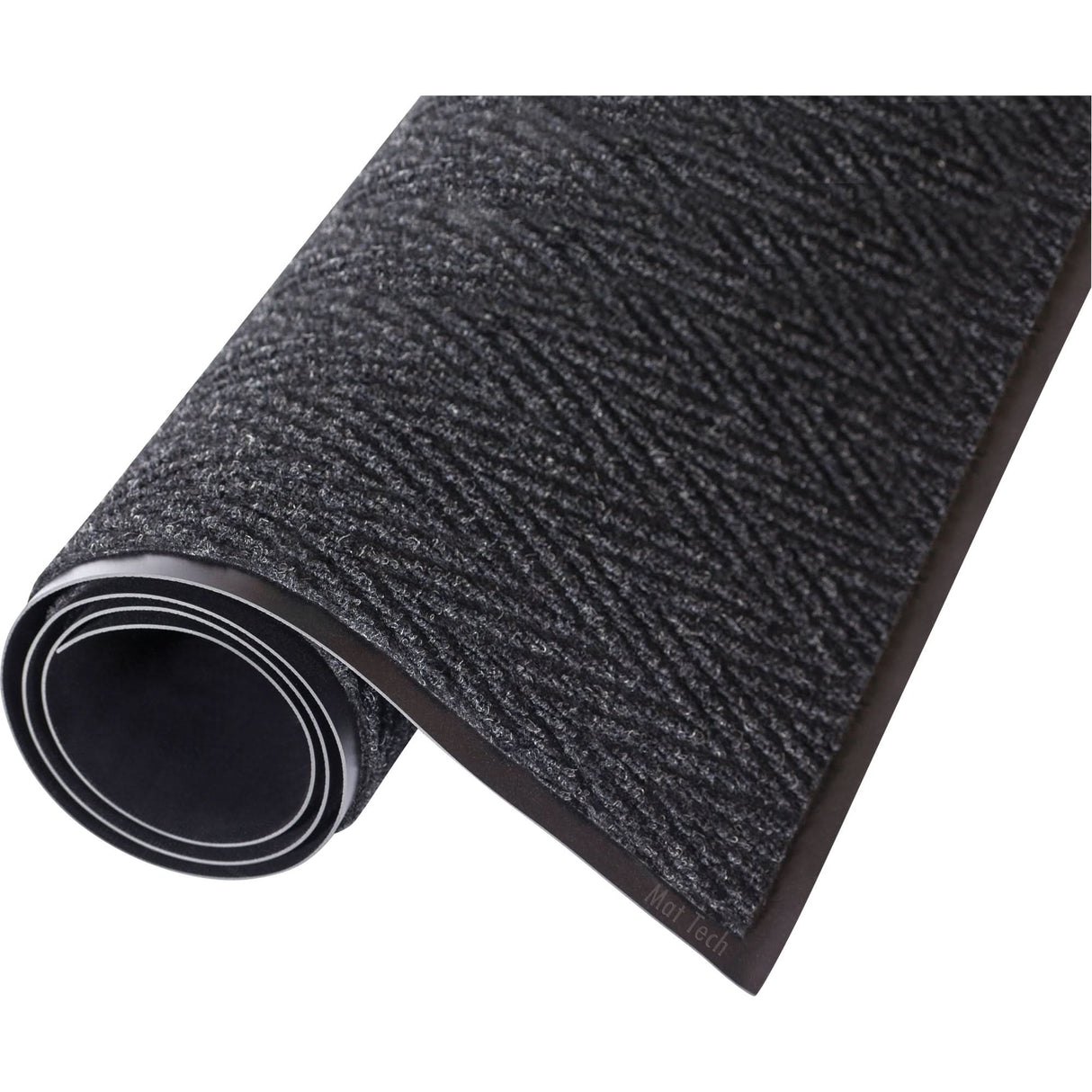 Chevron™ Matting, Wiper/Scraper, 6' x 10' x 5/16", Charcoal