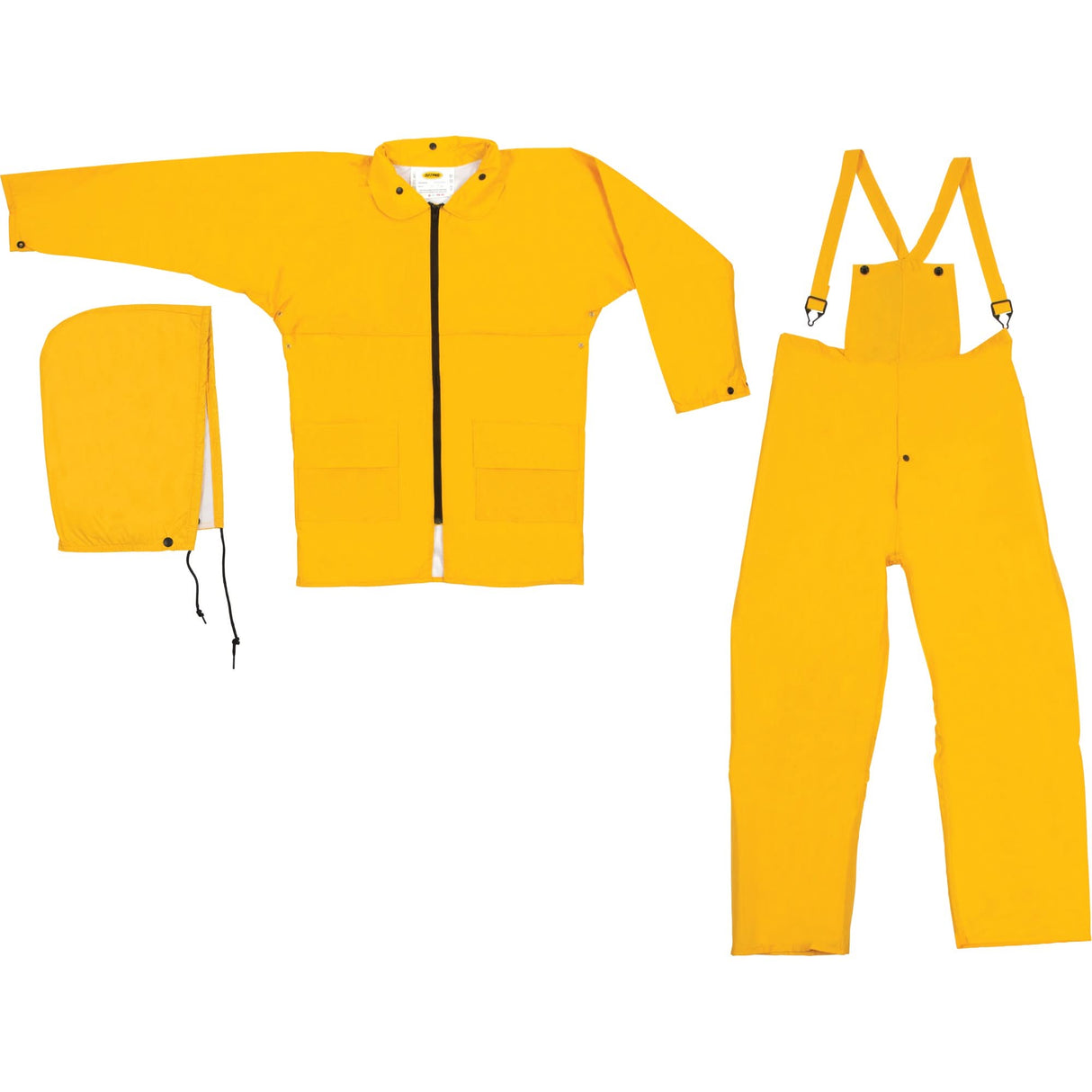 Natpac Rain Suit, Nylon, Medium, Yellow