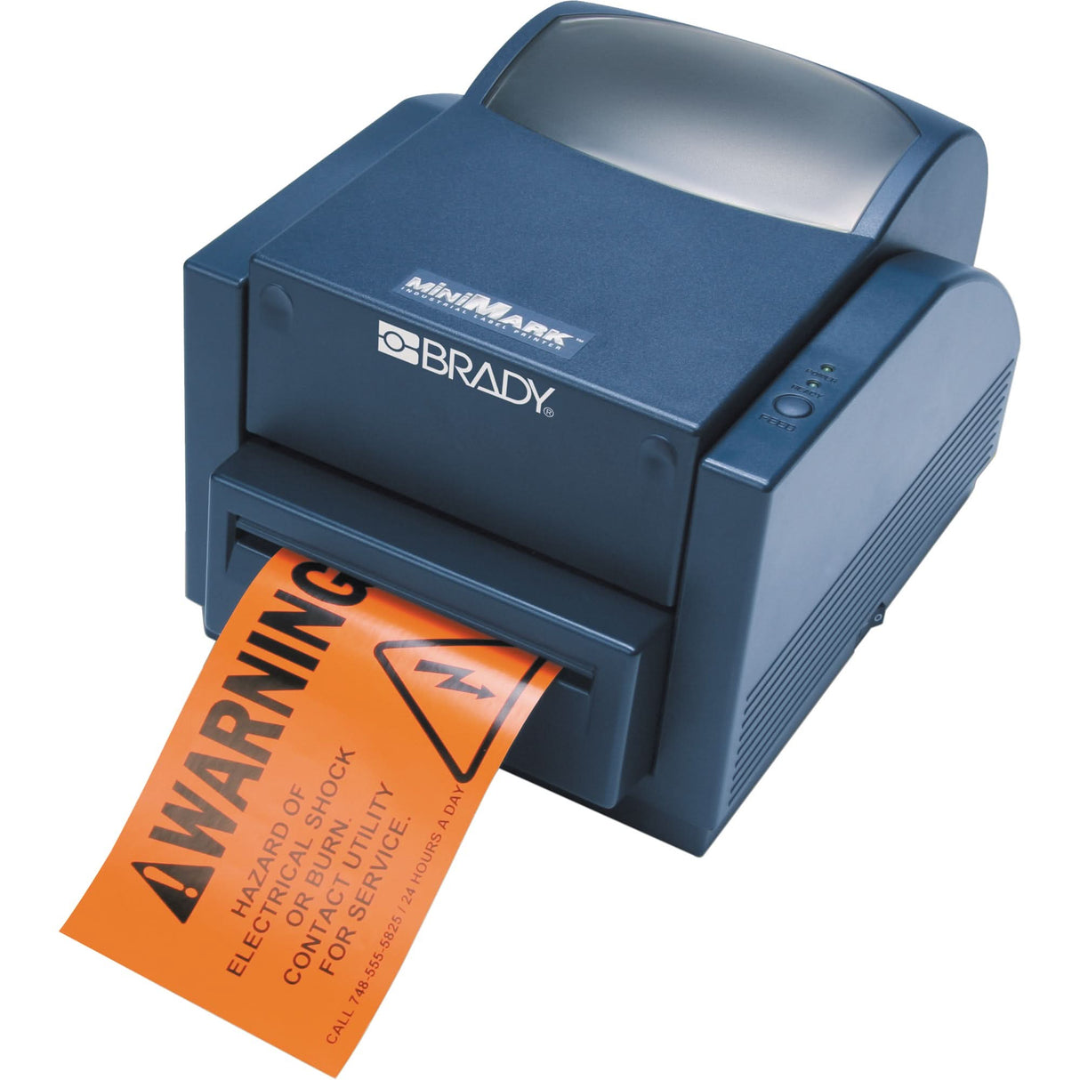 B-595 Indoor/Outdoor Grade Printer Tape, Vinyl, Brown, 100" Width