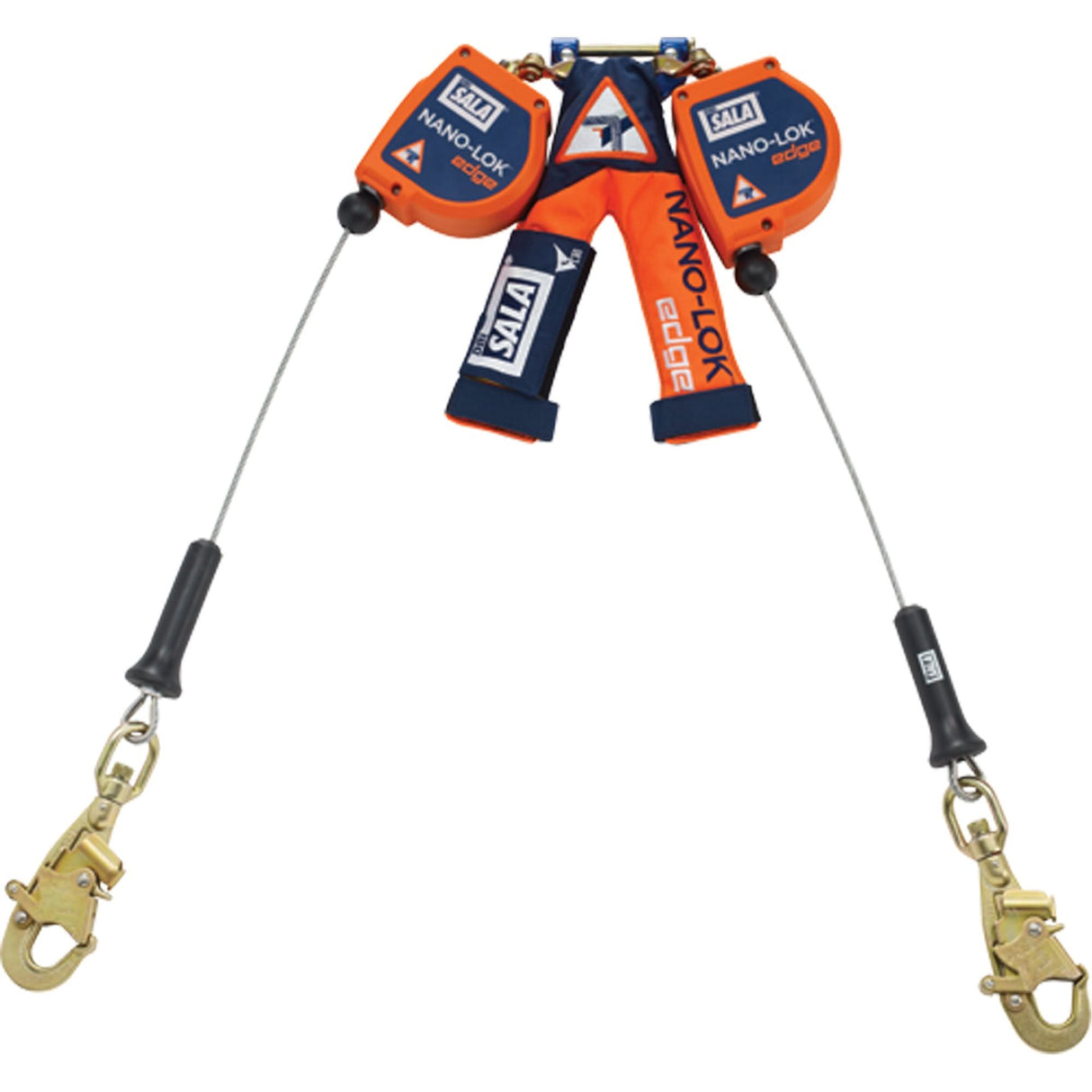 Nano-Lok™ Edge Self-Retracting Lifelines, 8', Stainless Steel, Swivel