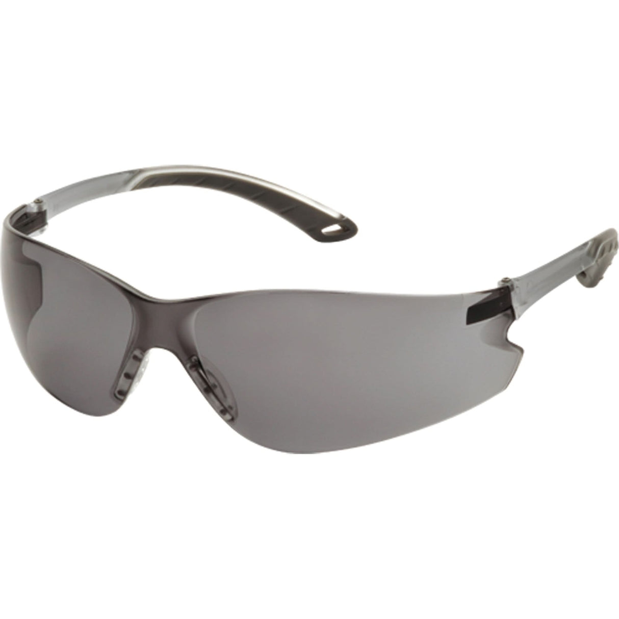 Safety Glasses, Grey/Smoke Lens, ANSI Z87+/Meets/Exceeds CSA Z94.3