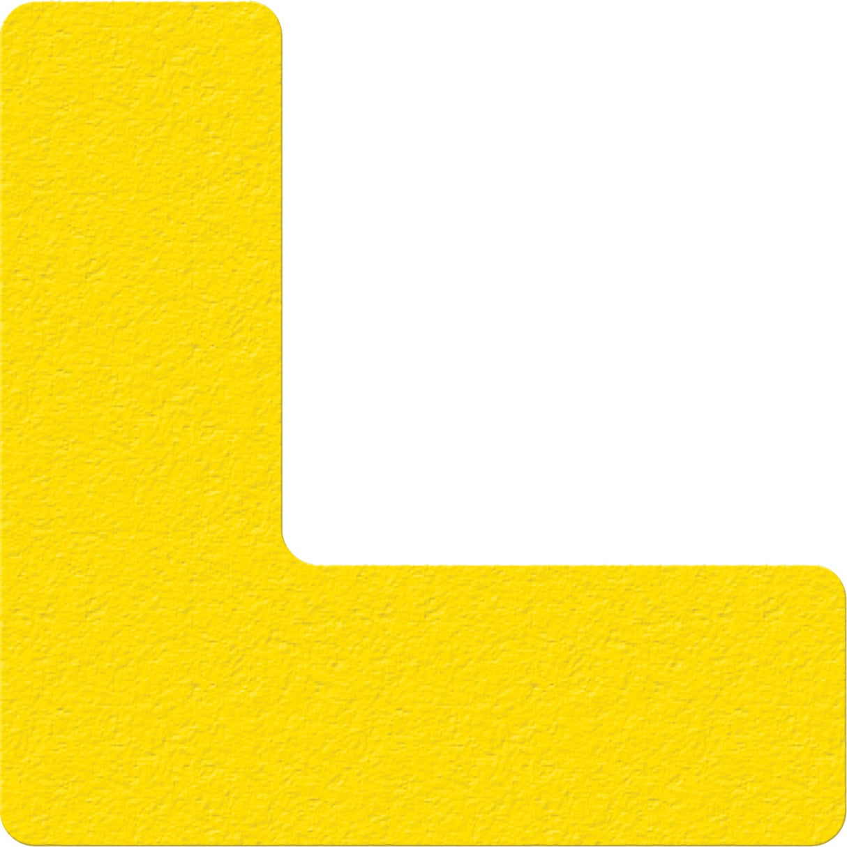 Lean 5S Manufacturing Markers, L, 6" L x 6" W, Yellow, Vinyl