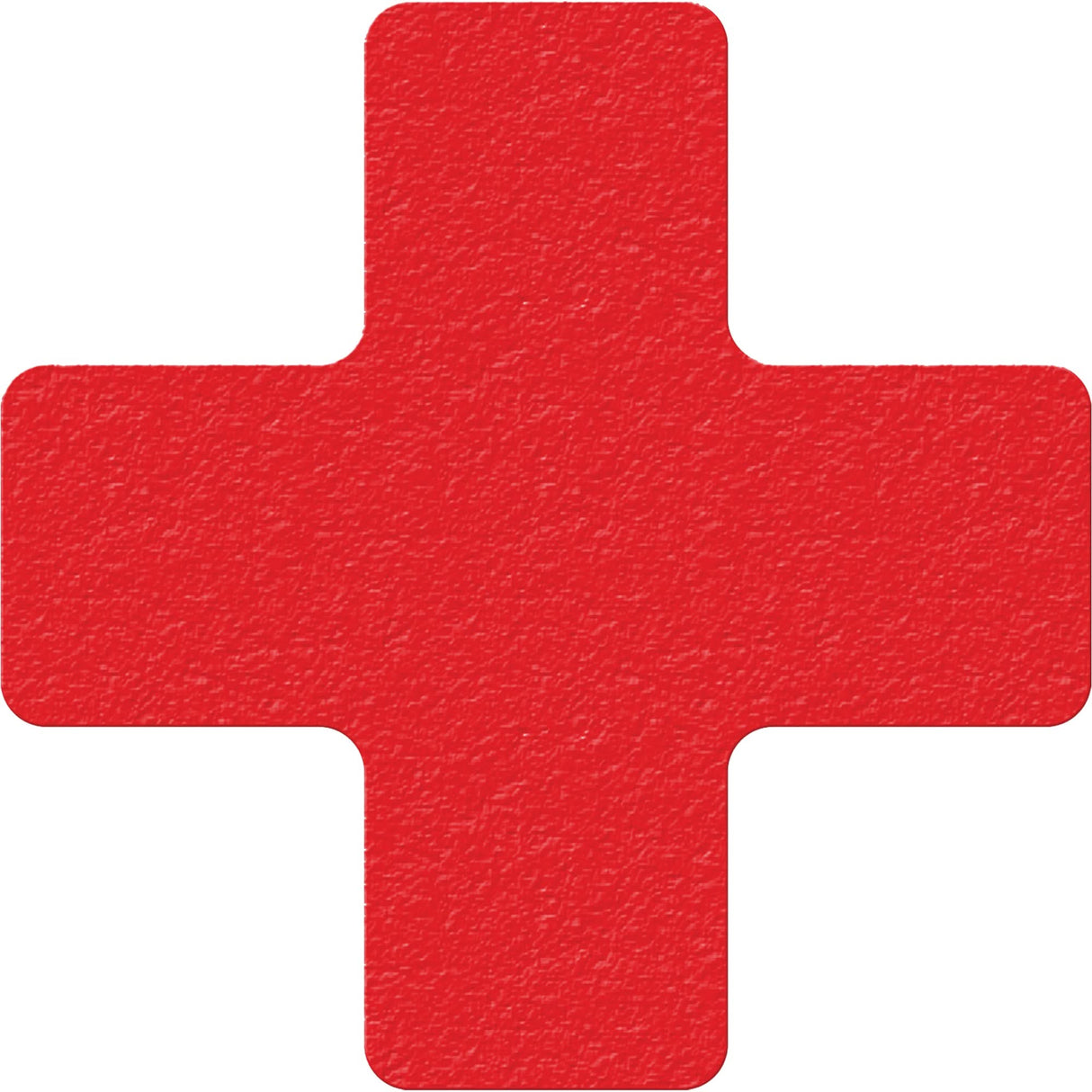 Lean 5S Manufacturing Markers, Cross, 6" L x 6" W, Red, Vinyl