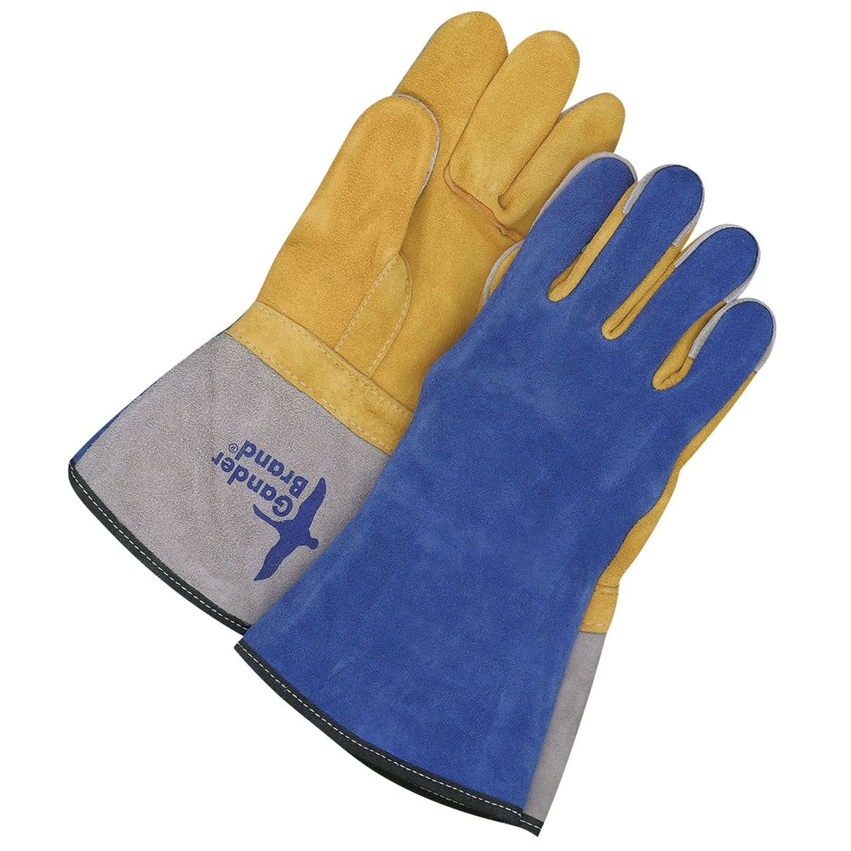 Gander Brand® Welding Glove, Grain Deerskin, Size One Size