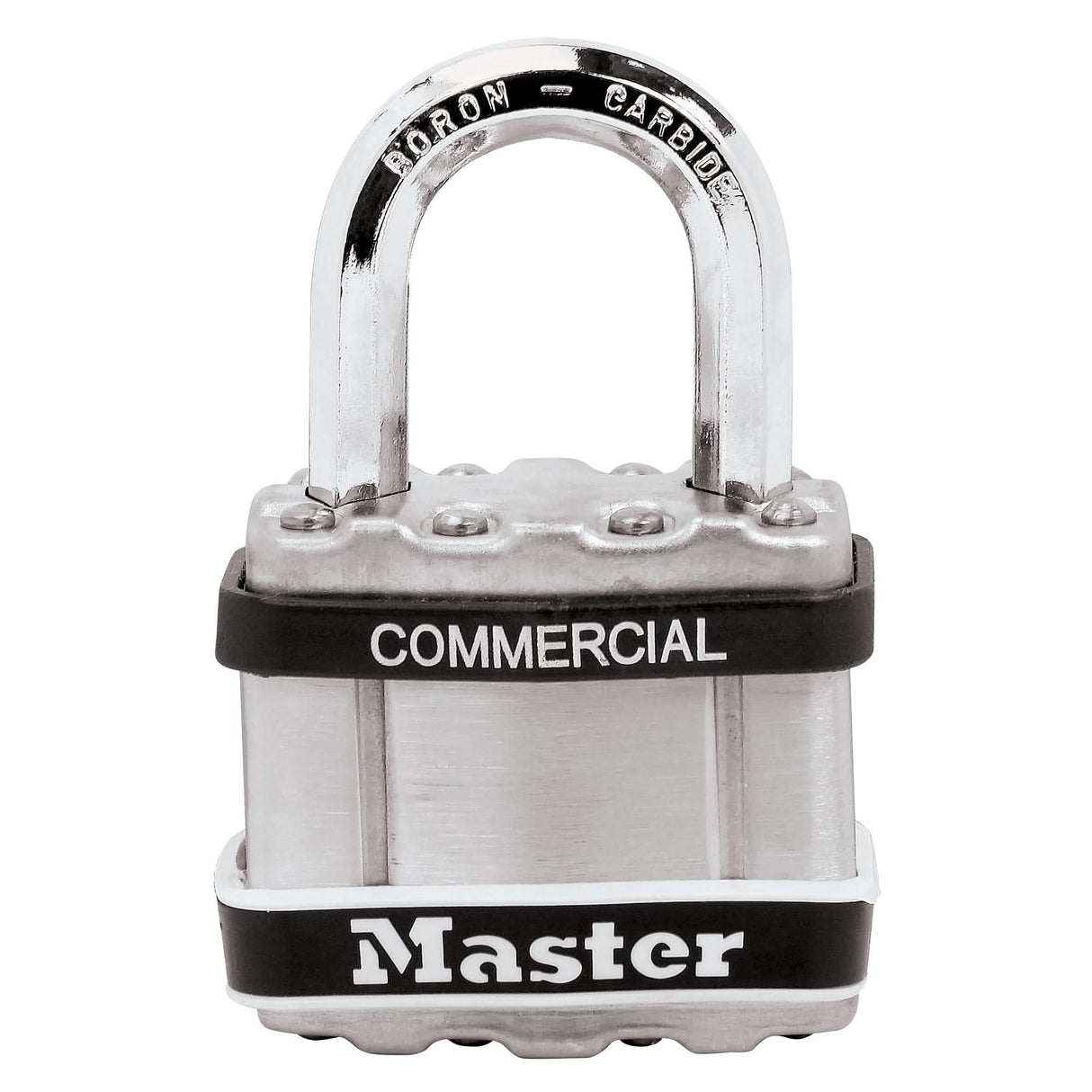 Commercial Magnum Padlock, Keyed Different, Laminated Steel, 1-3/4" Width