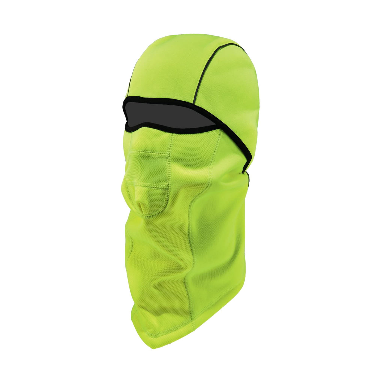 N-Ferno® 6823 Wind-Proof Hinged Balaclava, Fleece, High-Visibility Lime Green