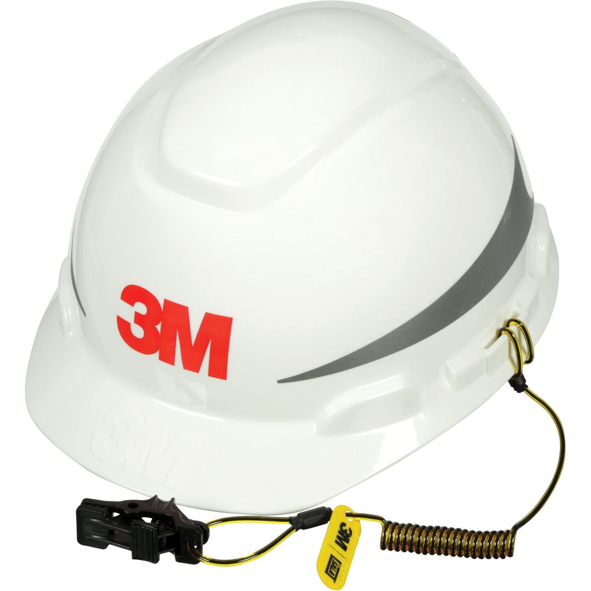 Hard Hat Tether, Coil, Clip/Loop