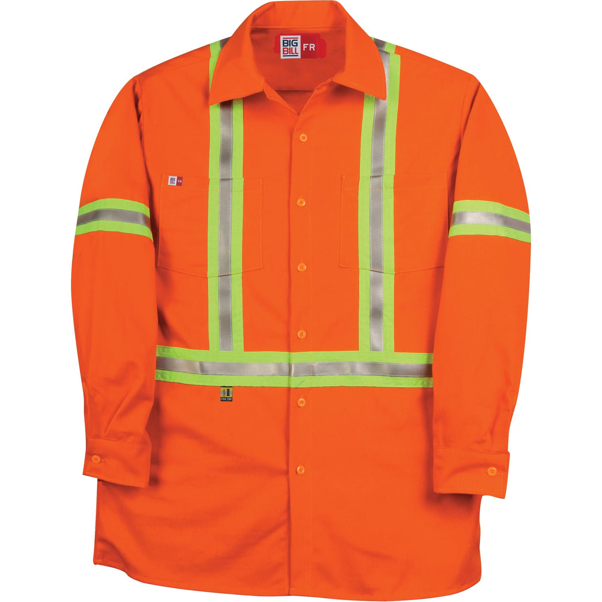 Westex™ UltraSoft® Industrial Work Shirt, 4X-Large (Tall), Orange