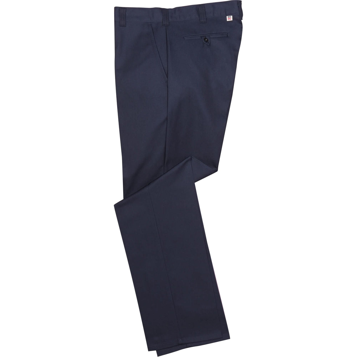 Regular Fit Twill Work Pants, Poly-Cotton, Navy Blue, Size 44, 32 Inseam