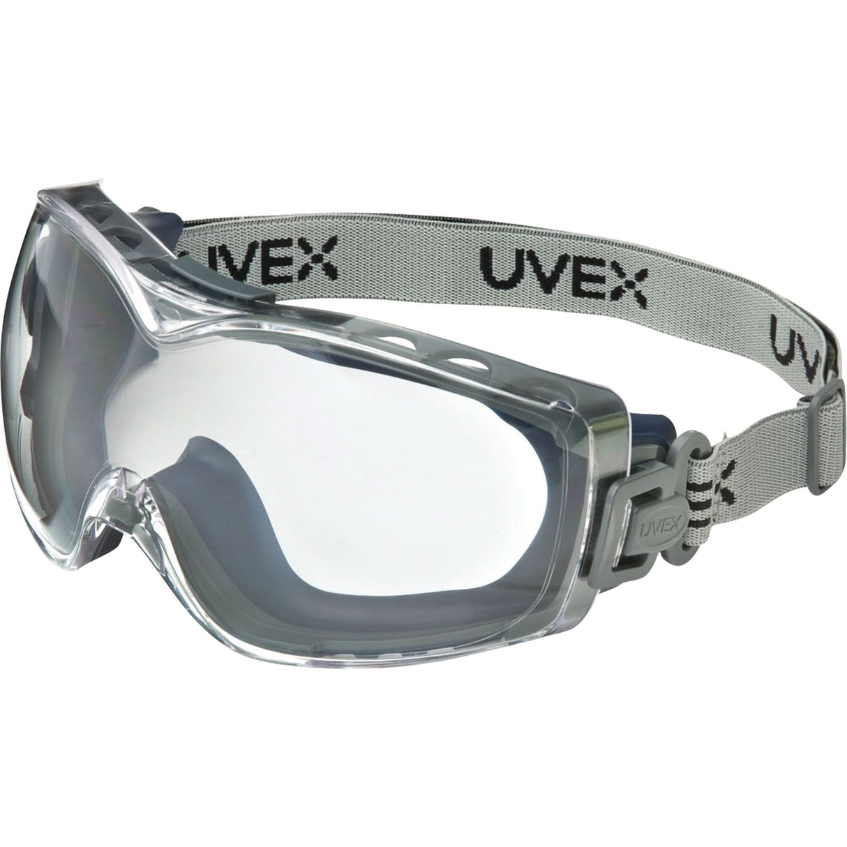 Uvex HydroShield® Stealth® OTG Safety Goggles, Clear Lens, Anti-Fog/Anti-Scratch, Indirect Vent