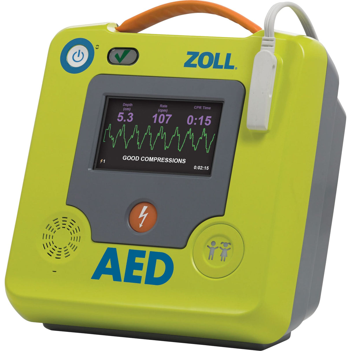 Professional Rescuers AED 3™ BLS Defibrillator, Semi-Automatic, French, Class 4