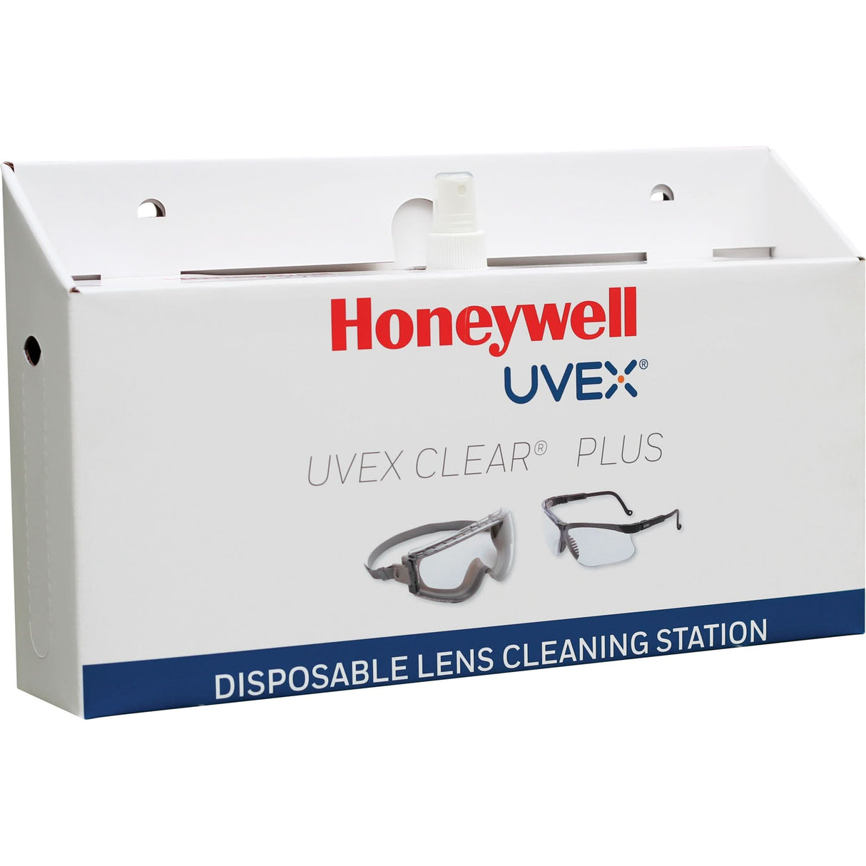 Uvex® Clear® Plus Disposable Lens Cleaning Station, Cardboard, 16" L x 3.19" D x 9.25" H