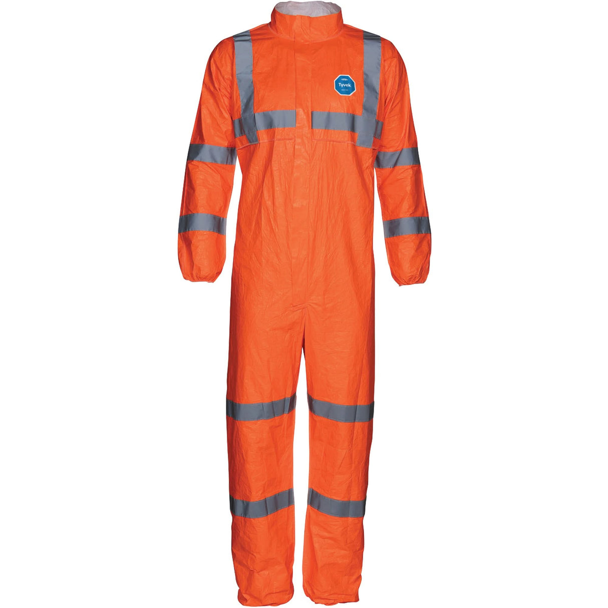 HV High Visibility Coveralls with Collar, Medium, Orange, Tyvek® 500