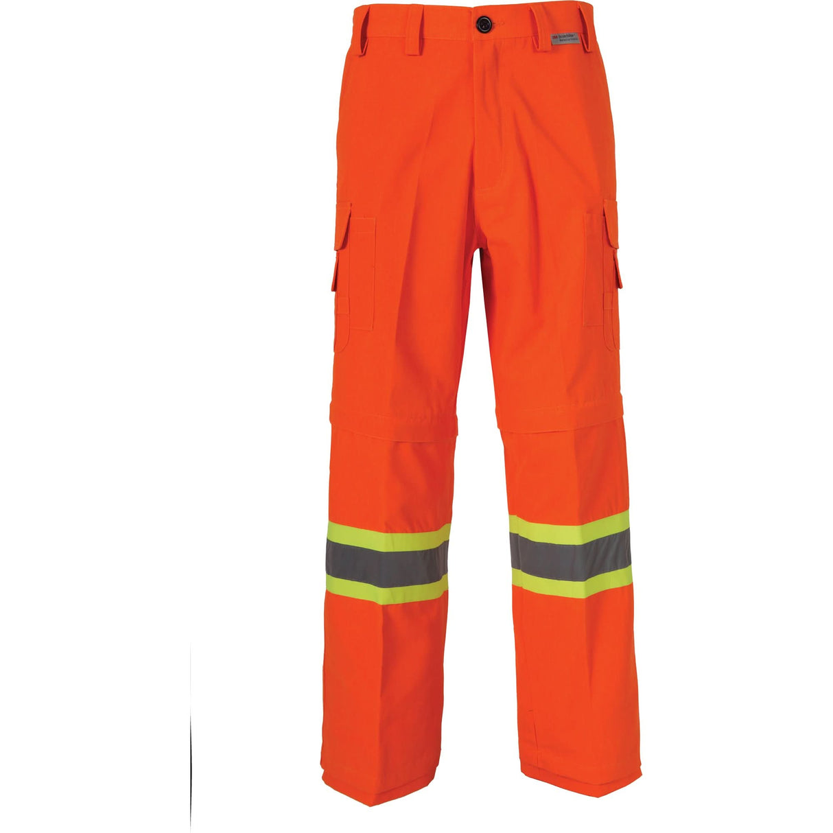 All-Season High Visibility Ventilated Mining Pants, Poly-Cotton, 28, High Visibility Orange