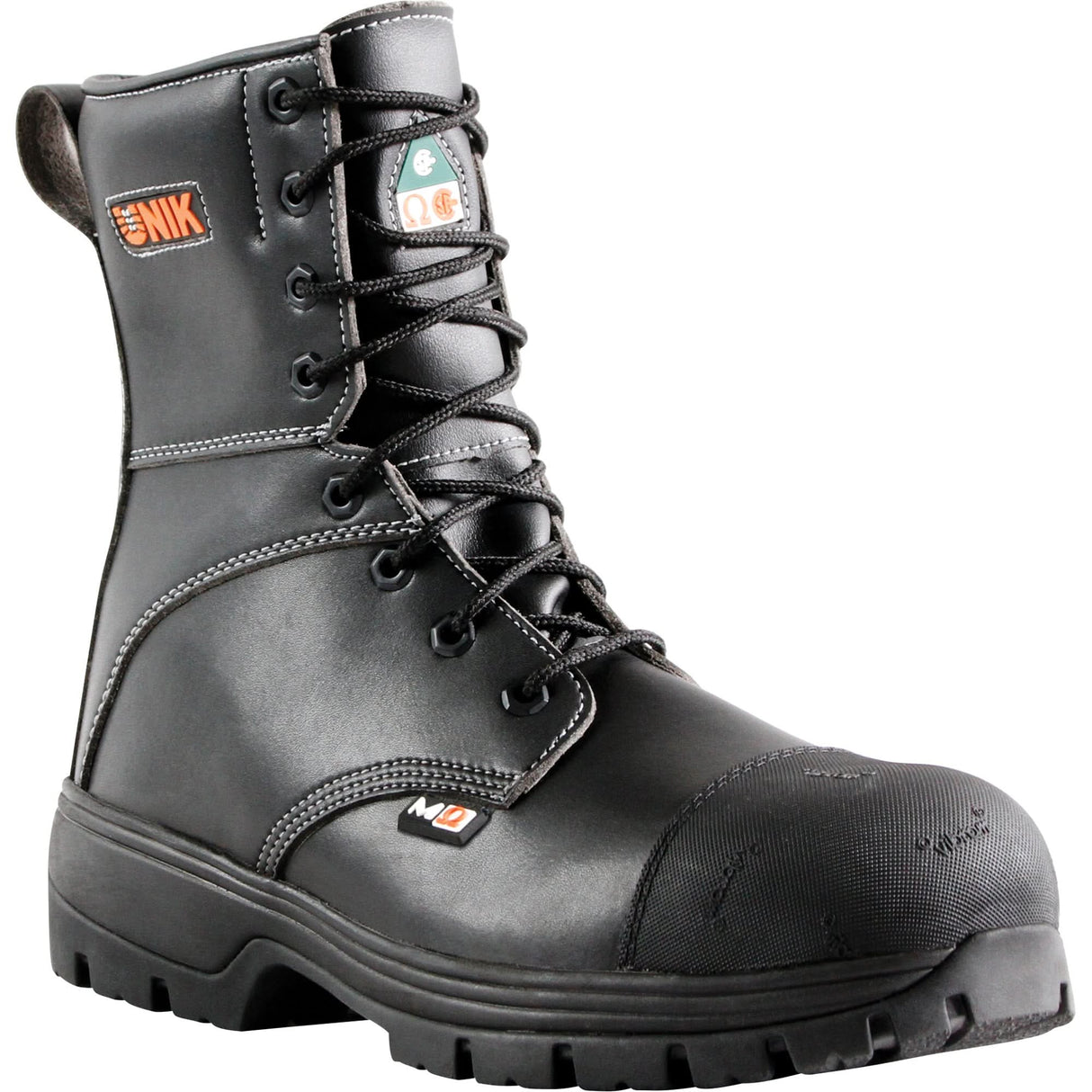 Work Boots with Internal Metatarsal Guards, Fabric, Size 5
