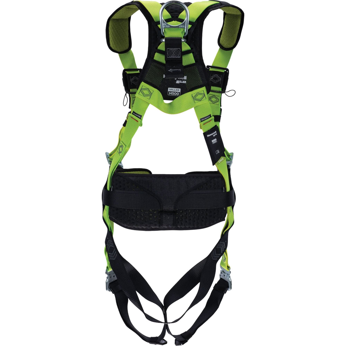 Miller® H500 Construction Comfort Full Body Harness, CSA Certified, Class AP, Medium/Small, 420 lbs. Cap.