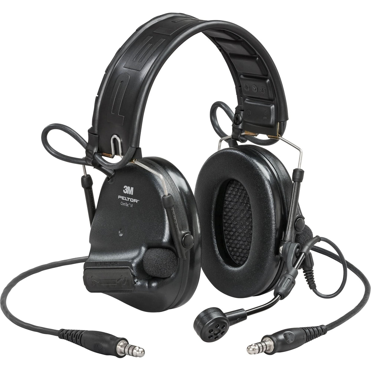 Peltor™ ComTac™ VI NIB Dual Lead Headset with Arc, Headband Style, 23 dB