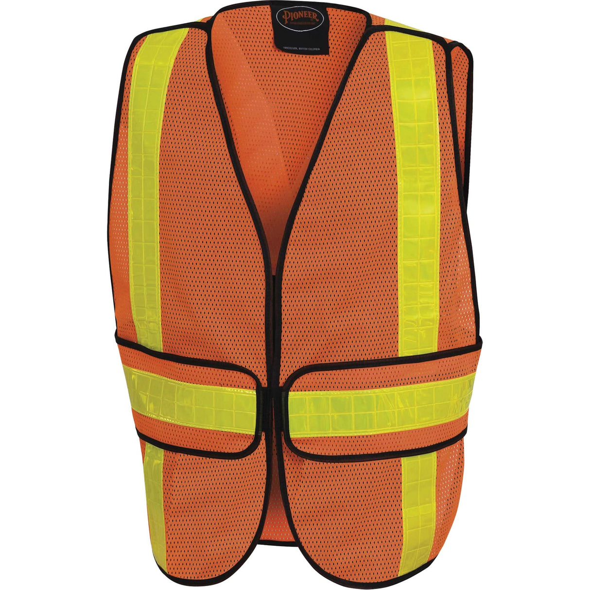 592A All-Purpose Mesh Safety Vest, High Visibility Orange, Polyester