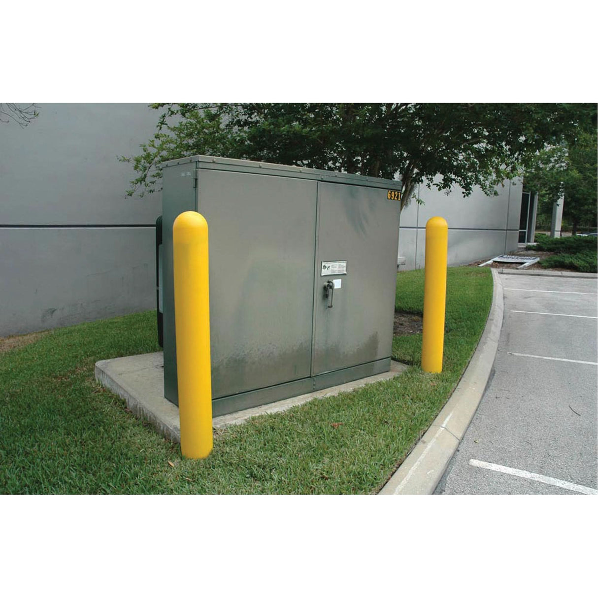 Ultra-Post Protector®, 6" Dia. x 52" L, Yellow