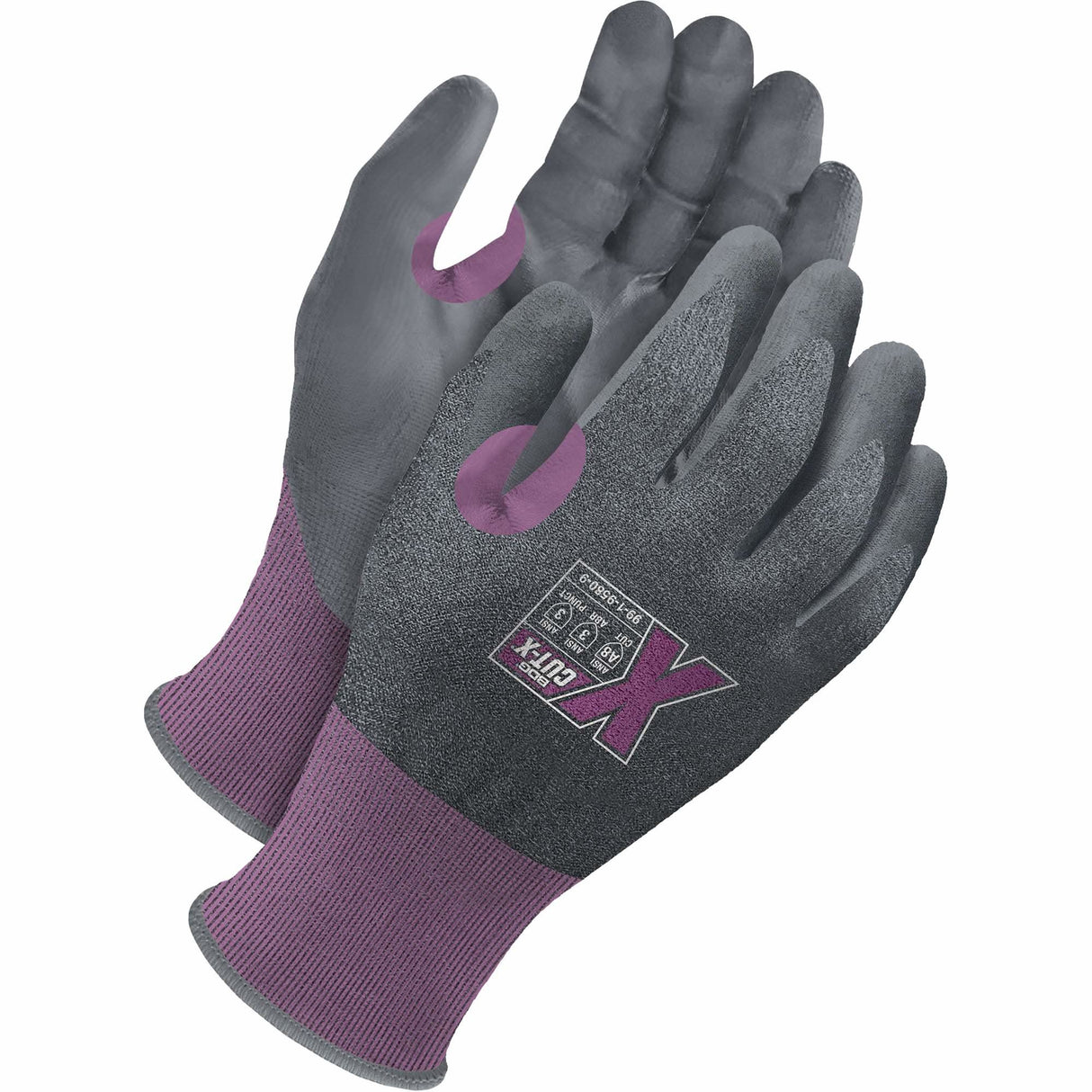 Cut-Resistant Touch Screen Gloves, Size 6, 21 Gauge, Foam NBR Coated, HPPE Shell, ASTM ANSI Level A8