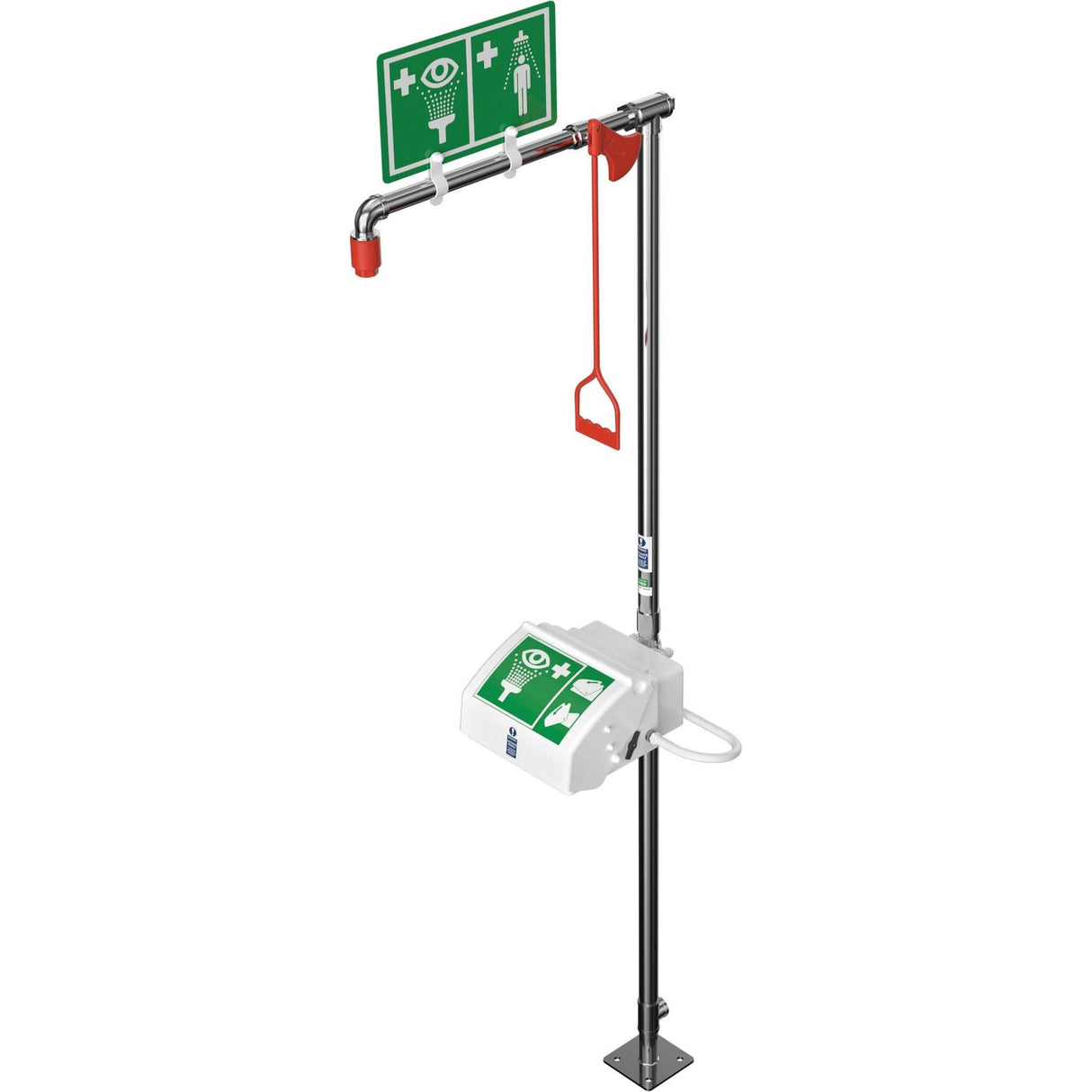 Combination Shower with Closed ABS Bowl & Botton Inlet, Pedestal