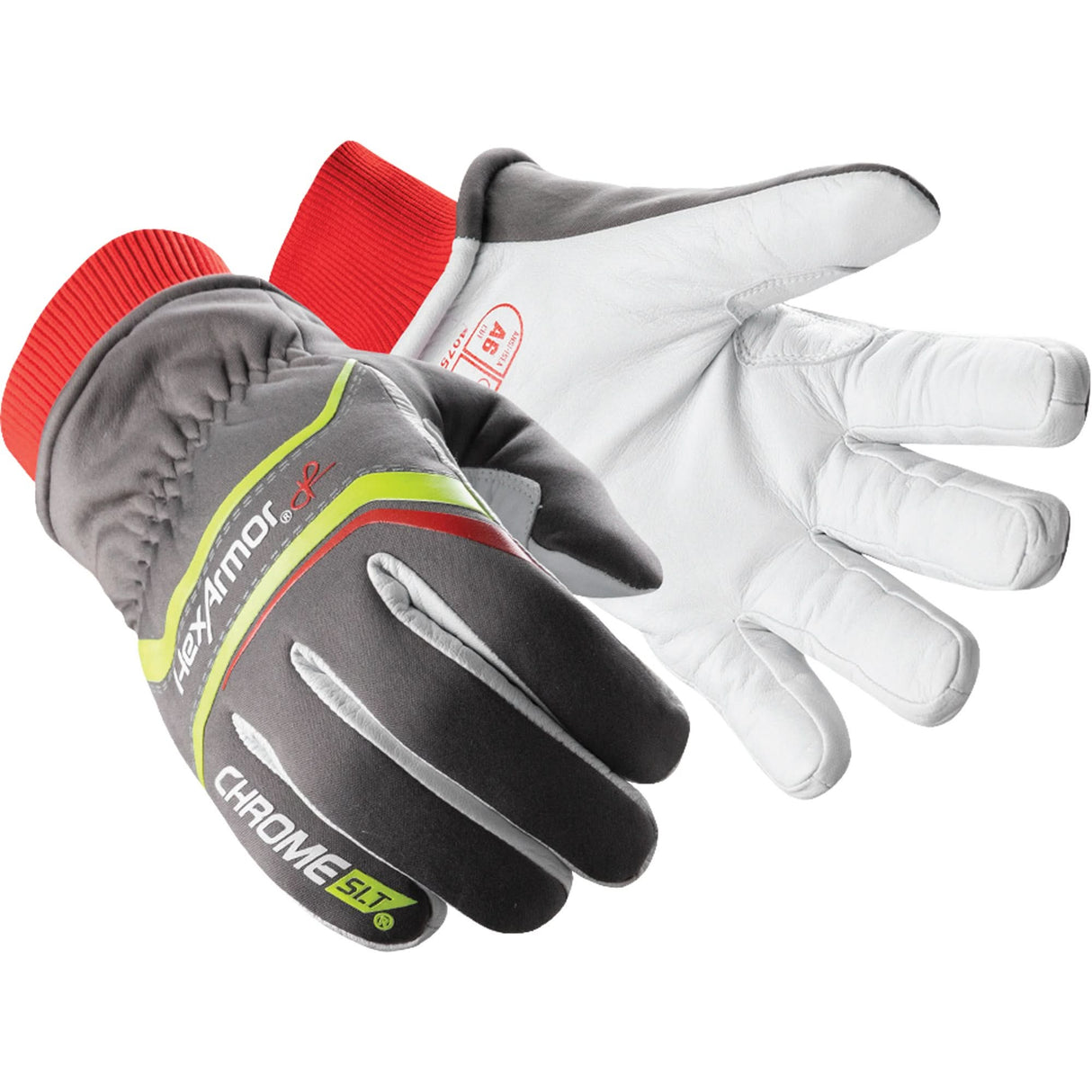 Chrome SLT® Winter 4075W Cut-Resistant Gloves with Thinsulate™, Size 6/X-Small, Goatskin/HPPE Shell, ASTM ANSI Level A6