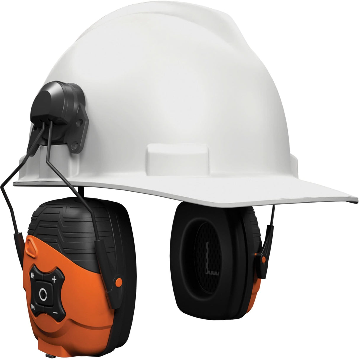 Safety Orange Link 2.0 Bluetooth Earmuffs, Cap Mount Style, 21 dB