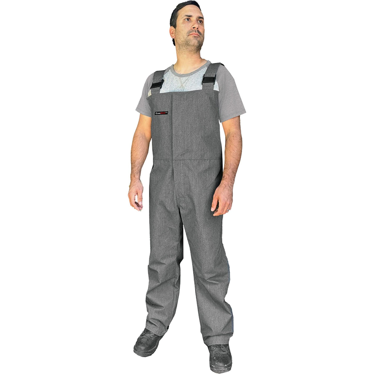 CoreMAX FR Bib Overall, 6X-Large, Grey