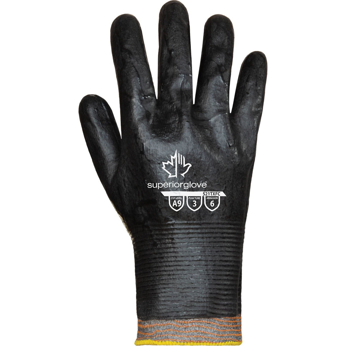 Dexterity Pro™ Gloves, Size 8, 21 Gauge, Foam Nitrile Coated, TenActiv™ Shell, ASTM ANSI Level A9