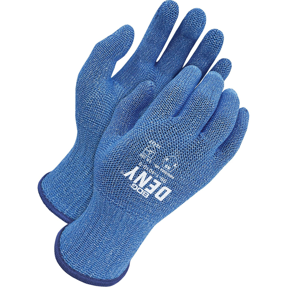 Deny® Cut-Resistant Food Contact Gloves, Size 6, 10 Gauge, HPPE Shell, ASTM ANSI Level A9/EN 388 Level F