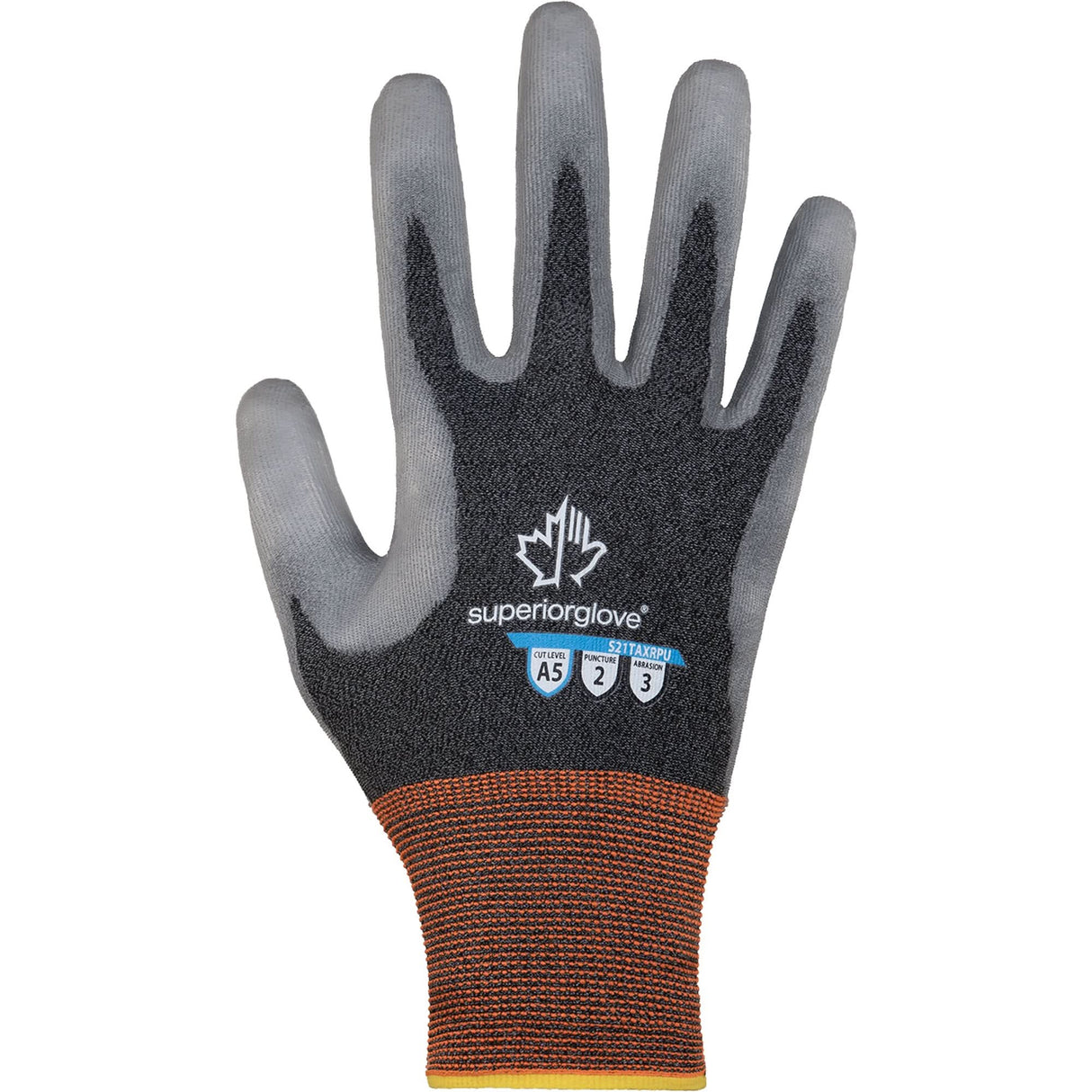 Dexterity Pro™ S21TAXRPU Cut Protection Gloves, Size 9, 21 Gauge, Polyurethane Coated, Nylon/TenActiv™ Shell, ASTM ANSI Level A5