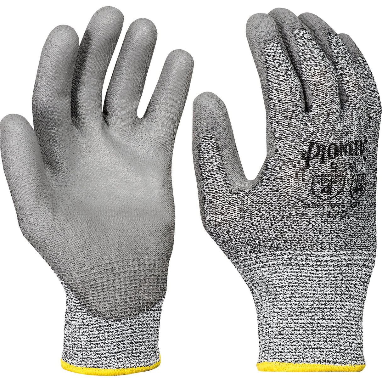 Cut-Resistant Gloves, Size Medium, 13 Gauge, Polyurethane Coated, ASTM ANSI Level A4